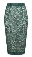 M&S Woman Green Lace Skirt £35 T57